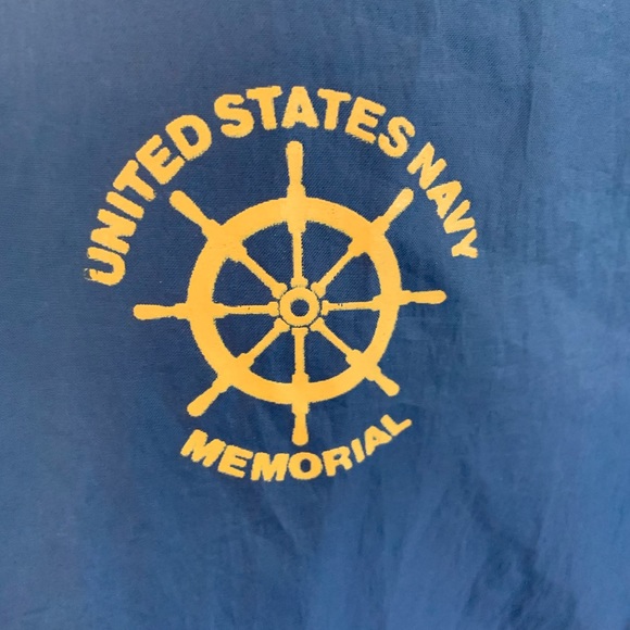 Vintage 80’s US Navy Memorial Wind Breaker Jacket - Picture 2 of 8
